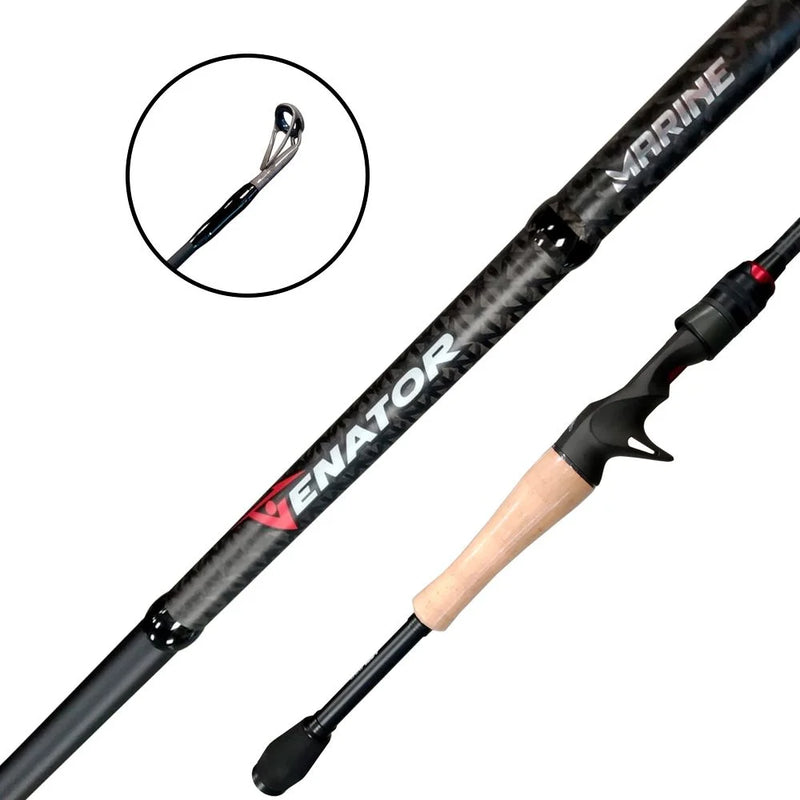 Vara de Pesca Marine Venator VNT-C661HF 1,98m 20-30lb Inteiriça para Carretilha