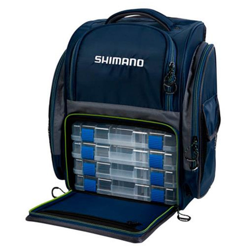 Mochila Shimano Pesca Back Pack XL com 4 Estojos