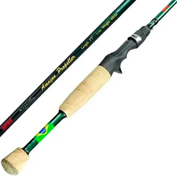Vara de Pesca Rapala Amazon Propeller 1,70m 40lb Inteiriça para Carretilha