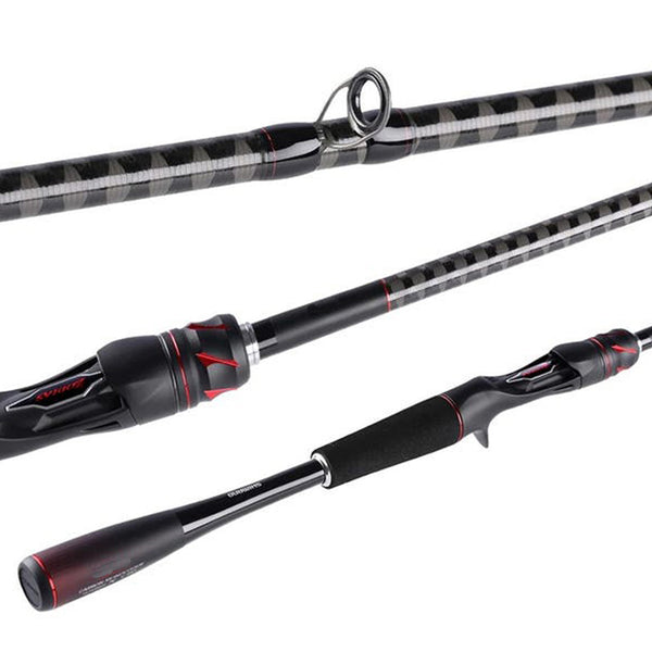 Vara de Pesca Shimano Zodias 1,98m 8-16lb Ação Média Rápida 166M-2 Para Carretilha 2 Partes